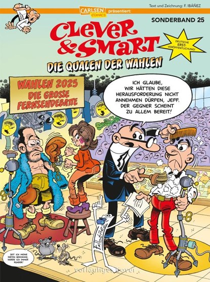 Clever und Smart Sonderband 25: Die Qualen der Wahlen, Francisco Ibáñez - Paperback - 9783551805744