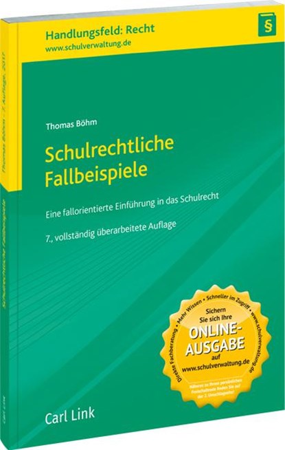 Schulrechtliche Fallbeispiele, Thomas Böhm - Paperback - 9783556070604