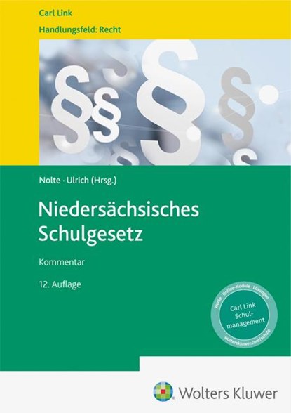 Niedersächsisches Schulgesetz, Gerald Nolte ; Karl-Heinz Ulrich - Paperback - 9783556098820