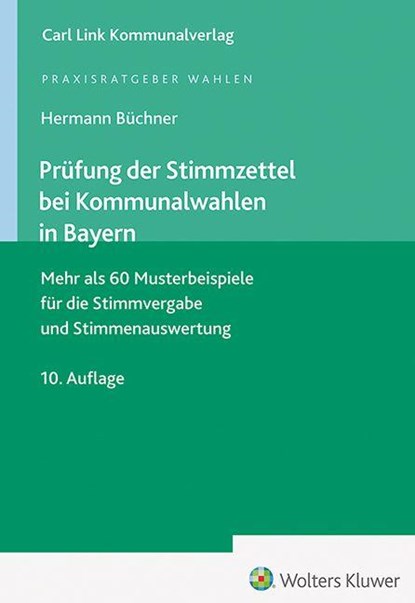Prüfung Stimmzettel BY, Hermann Büchner - Paperback - 9783556100578