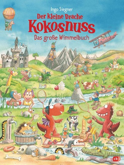 Der kleine Drache Kokosnuss - Das große Wimmelbuch, Ingo Siegner - Gebonden - 9783570177556