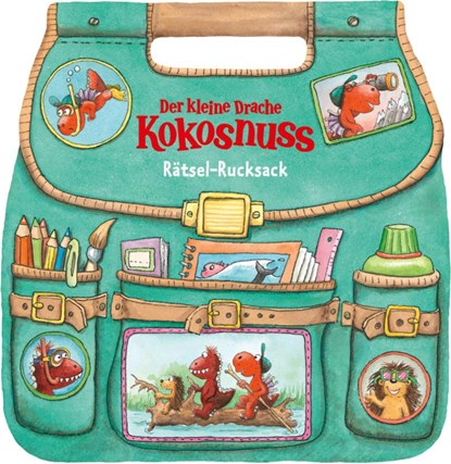 Der kleine Drache Kokosnuss - Rätsel-Rucksack, Ingo Siegner - Gebonden - 9783570183571