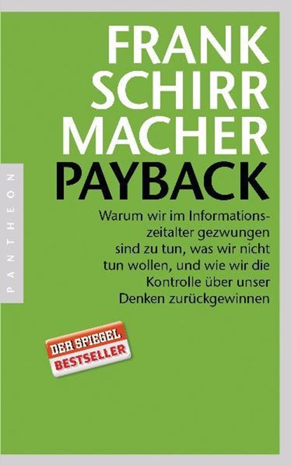 Payback, Frank Schirrmacher - Paperback - 9783570551424