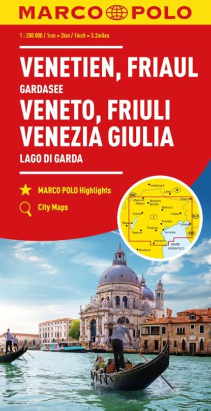 Marco Polo Wegenkaart 04 Venetië, Friuli, Gardameer, niet bekend - Gebonden - 9783575016737