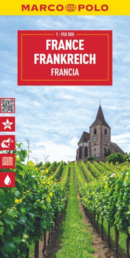 France Marco Polo Map, Marco Polo - Gebonden - 9783575017710