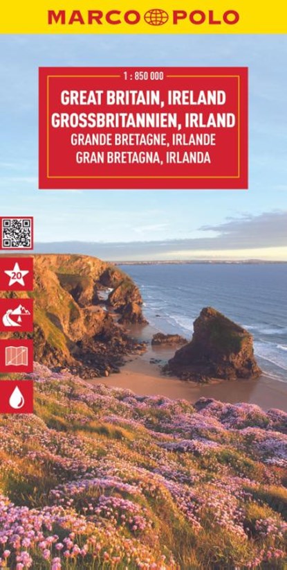 Great Britain & Ireland Marco Polo Map, Marco Polo - Gebonden - 9783575017727