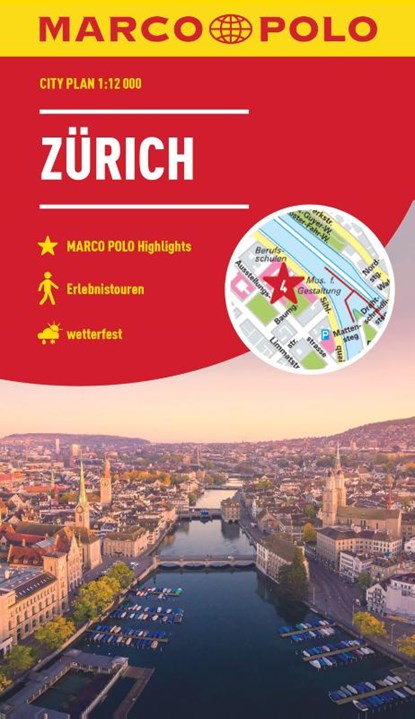 MARCO POLO Cityplan Zürich 1:12.000, Marco Polo Verlag - Gebonden - 9783575018571