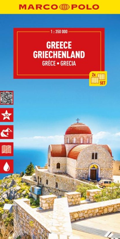 Greece & Islands Marco Polo Map, Marco Polo - Gebonden - 9783575018748