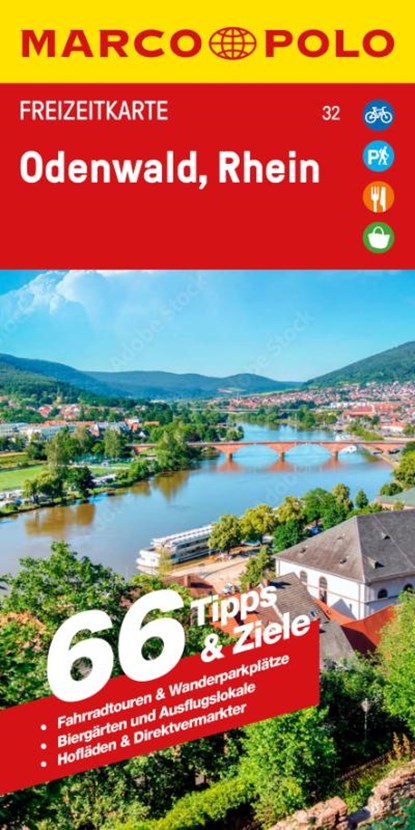 MARCO POLO Freizeitkarte 32 Odenwald, Rhein 1:110.000, niet bekend - Gebonden - 9783575019134