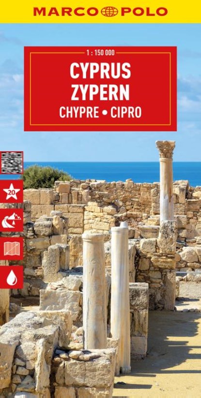 Cyprus Marco Polo Map, Marco Polo - Gebonden - 9783575019295