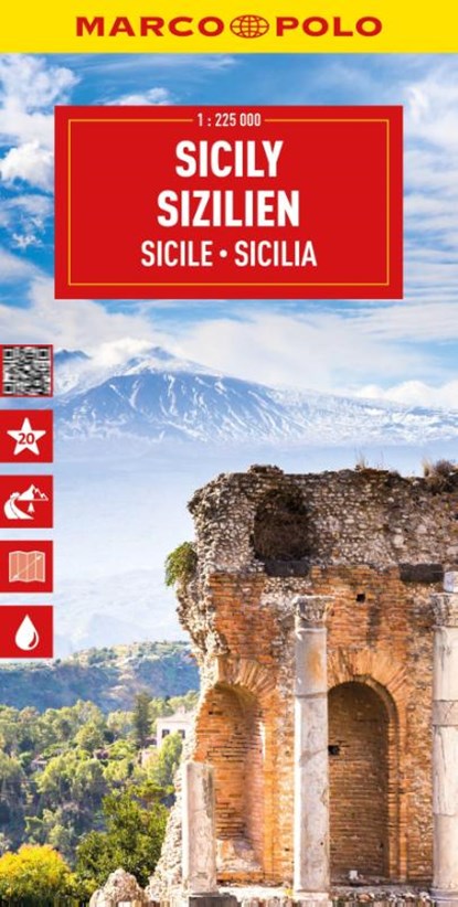 Sicily Marco Polo Map, Marco Polo - Gebonden - 9783575021502
