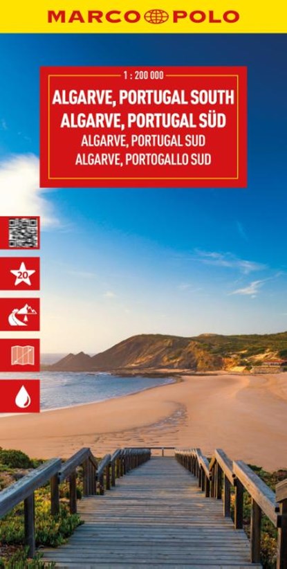 Algarve, Portugal South Marco Polo Map, Marco Polo - Gebonden - 9783575021816
