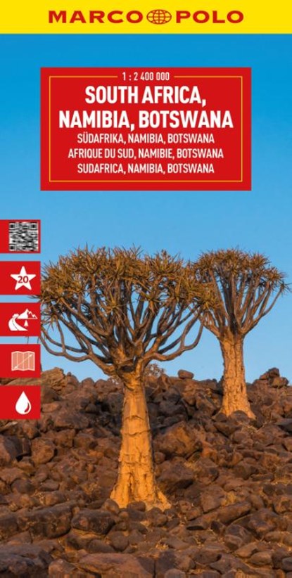 Marco Polo Wegenkaart Zuid-Afrika-Namibië, niet bekend - Gebonden - 9783575021861