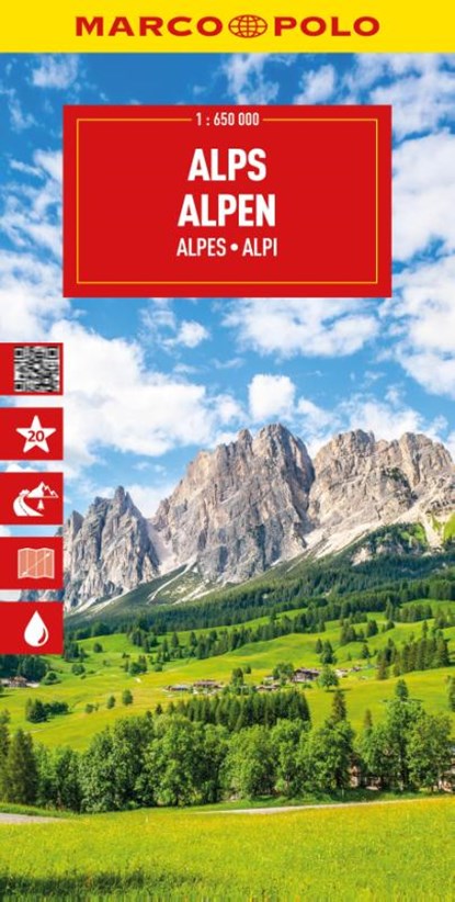 Alps Marco Polo Map, Marco Polo - Gebonden - 9783575022028