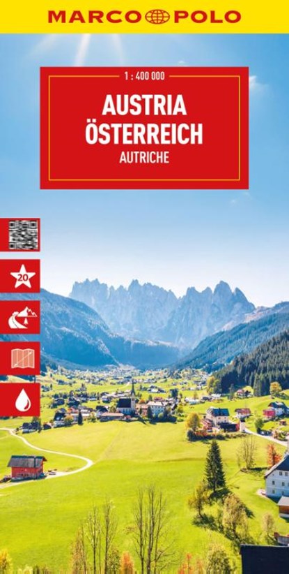 Austria Marco Polo Map, Marco Polo - Gebonden - 9783575022059