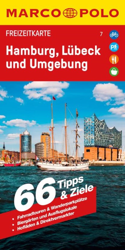 MARCO POLO Freizeitkarte 7 Hamburg, Lübeck und Umgebung 1:100.000, niet bekend - Gebonden - 9783575022141