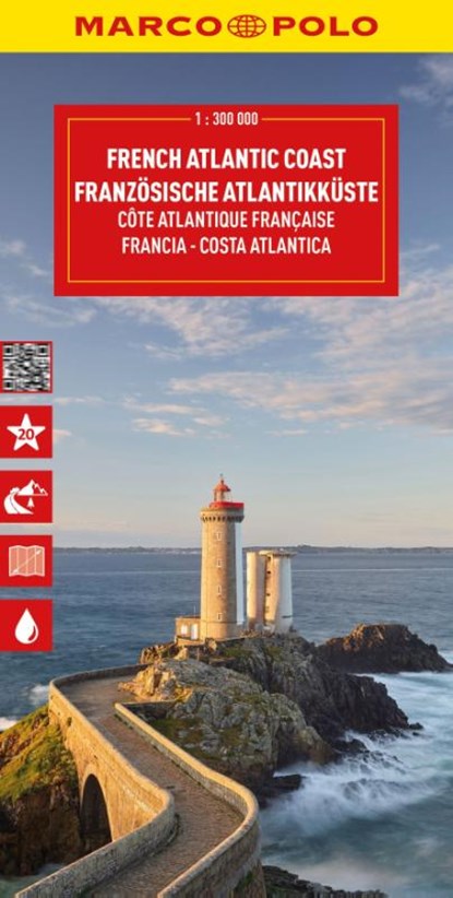 MARCO POLO Reisekarte Französische Atlantikküste 1:300.000, niet bekend - Gebonden - 9783575022271