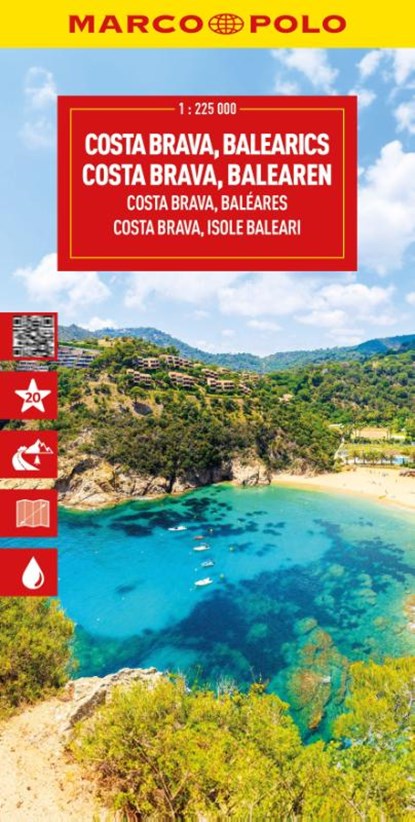 Costa Brava Marco Polo Map, Marco Polo - Gebonden - 9783575022288