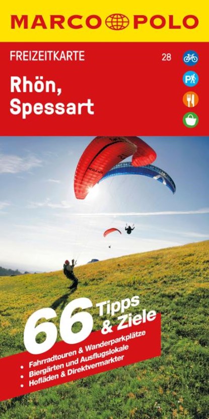 MARCO POLO Freizeitkarte 28 Rhön, Spessart 1:110.000, niet bekend - Gebonden - 9783575022776