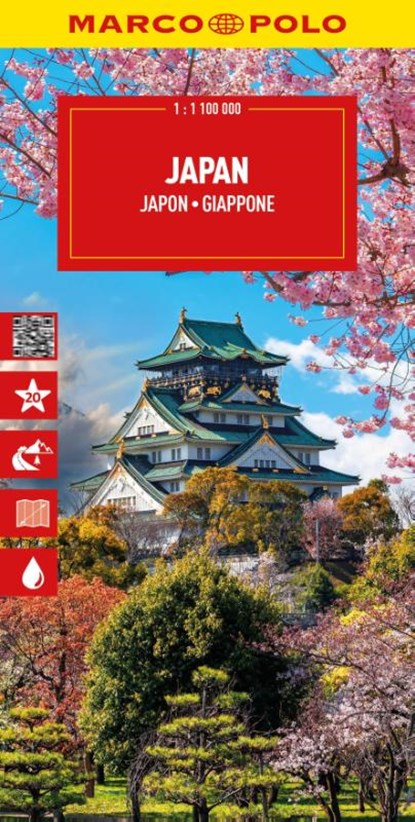 Japan Marco Polo Map, Marco Polo - Gebonden - 9783575023445