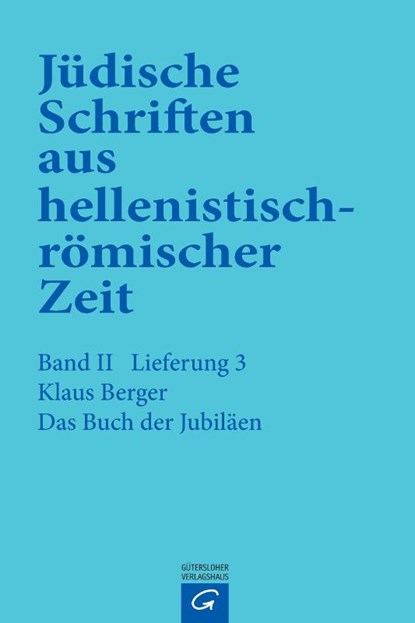 Das Buch der Jubiläen, Klaus Berger - Paperback - 9783579039237