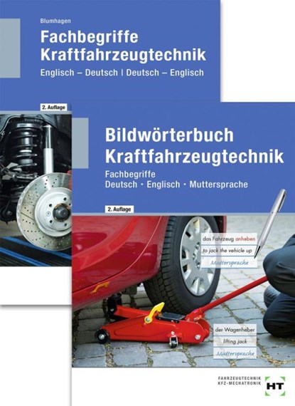 Paketangebot Bildwörterbuch Kraftfahrzeugtechnik und Fachbegriffe Kraftfahrzeugtechnik, Thomas Blumhagen - Paperback - 9783582101709