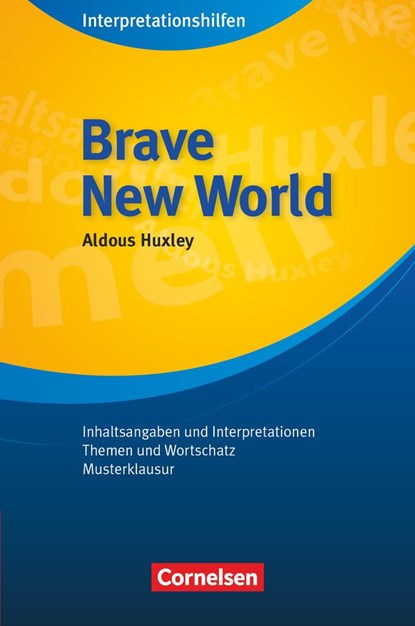 Brave New World, Aldous Huxley - Paperback - 9783589045365