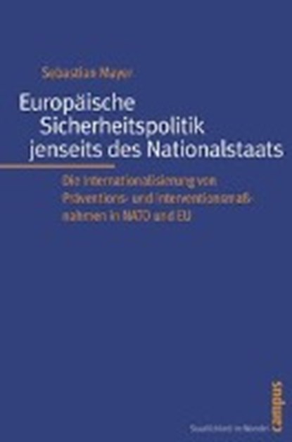 Mayer, S: Europäische Sicherheitspolitik, MAYER,  Sebastian - Paperback - 9783593388908