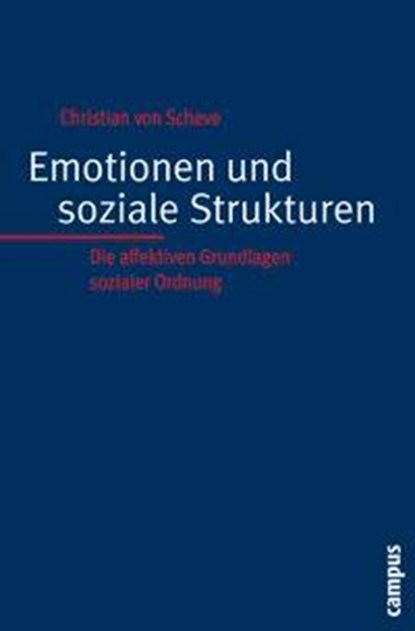 Emotionen und soziale Strukturen, niet bekend - Paperback - 9783593389110