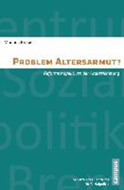 Brosig, M: Problem Altersarmut?, BROSIG,  Magnus - Paperback - 9783593501994