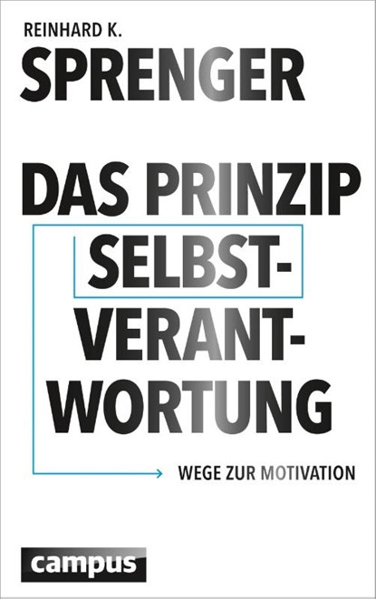Das Prinzip Selbstverantwortung, Reinhard K. Sprenger - Gebonden - 9783593502656