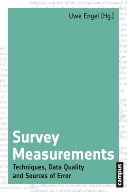 Survey Measurements, Uwe Engel - Paperback - 9783593502809