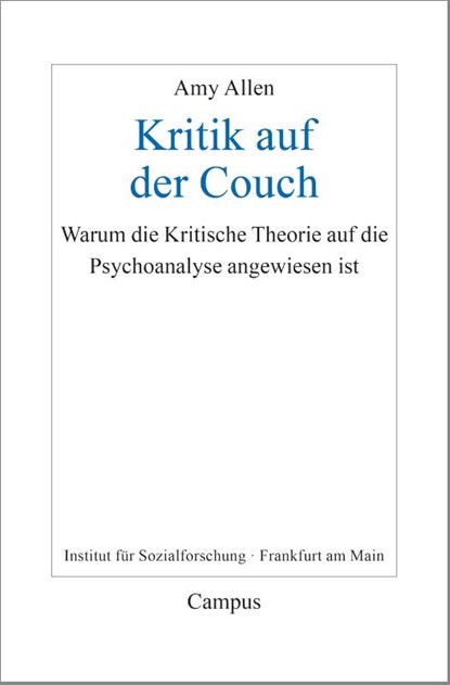 Kritik auf der Couch, Amy Allen - Paperback - 9783593515335