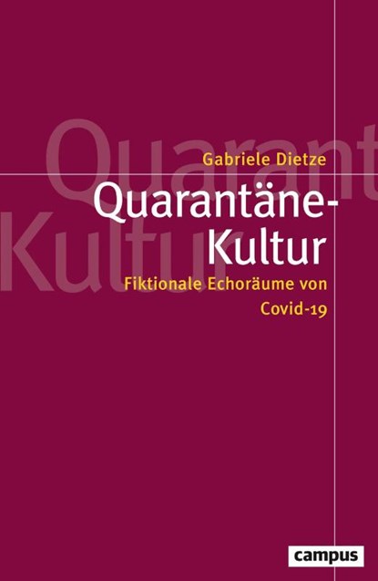 Quarantäne-Kultur, Gabriele Dietze - Paperback - 9783593521442