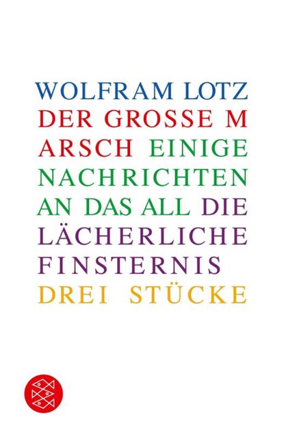 Drei Stücke, Wolfram Lotz - Paperback - 9783596296316