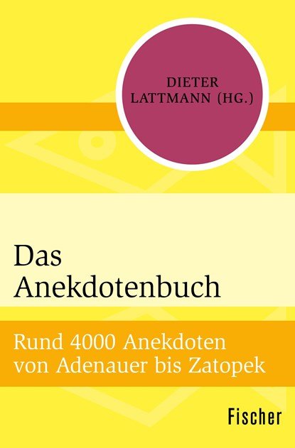 Das Anekdotenbuch, Dieter Lattmann - Paperback - 9783596308644
