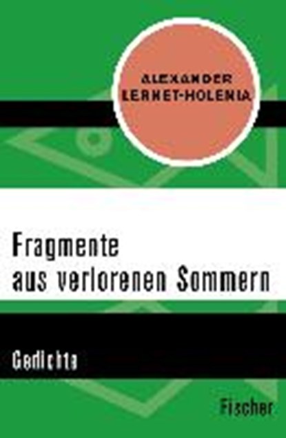Lernet-Holenia, A: Fragmente aus verlorenen Sommern, LERNET-HOLENIA,  Alexander - Paperback - 9783596317790
