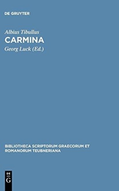Carmina Pb, Tibullus/Luck - Overig - 9783598718649
