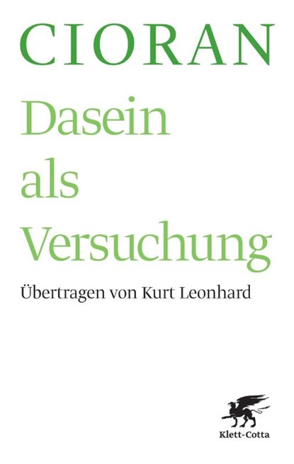 Dasein als Versuchung, Emile M Cioran - Paperback - 9783608939569