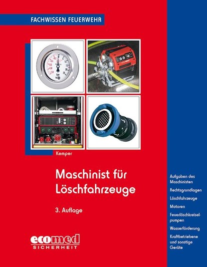 Maschinist für Löschfahrzeuge, Hans Kemper - Paperback - 9783609694757