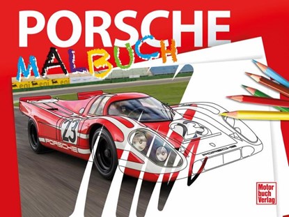 Porsche Malbuch, niet bekend - Paperback - 9783613048041