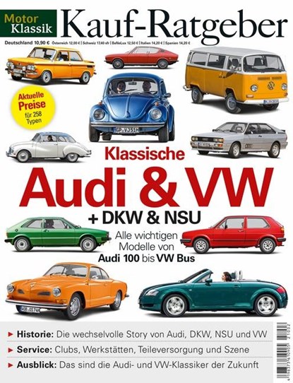Motor Klassik Kaufratgeber VW + Audi, niet bekend - Paperback - 9783613309982