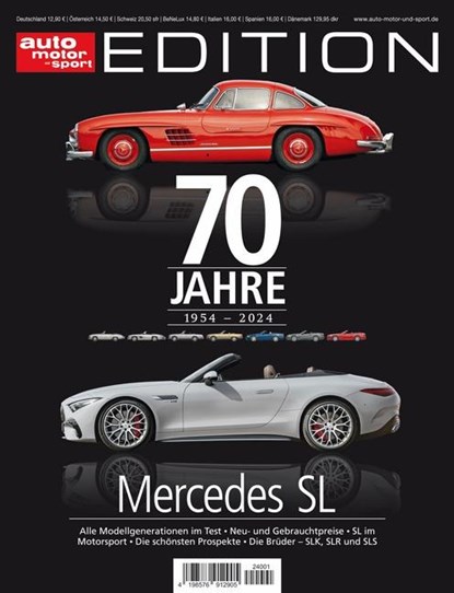 auto motor und sport Edition - 70 Jahre Mercedes SL, niet bekend - Paperback - 9783613321298