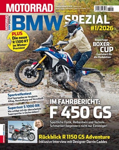 Motorrad BMW Spezial - 01/2026, niet bekend - Paperback - 9783613322820