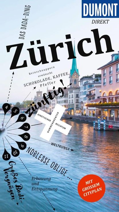 DUMONT direkt Reiseführer Zürich, Gabriele Schwieder ; Patrick Krause - Paperback - 9783616000329