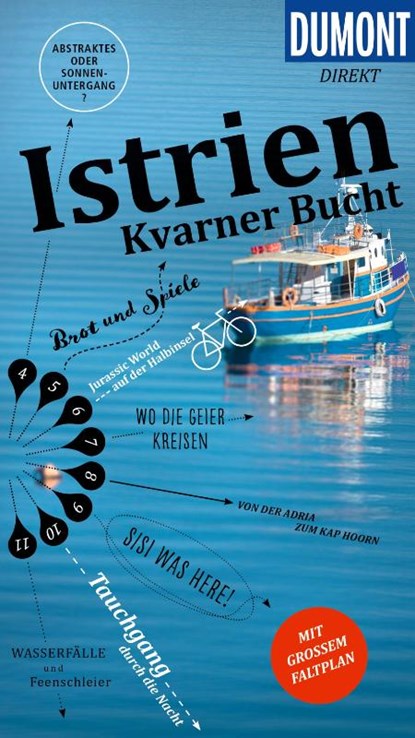 DUMONT direkt Reiseführer Kroatische Küste: Istrien, Kvarner Bucht, Daniela Schetar - Paperback - 9783616000527