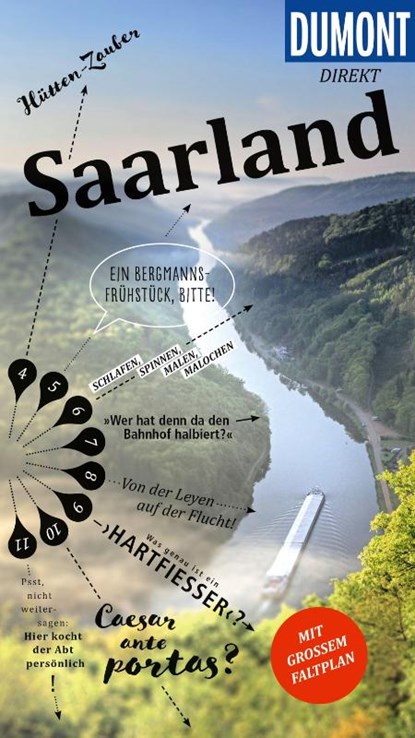 DUMONT direkt Reiseführer Saarland, Wolfgang Felk ; Nicole Sperk - Paperback - 9783616001098