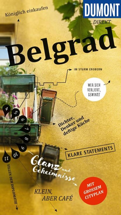 DUMONT direkt Reiseführer Belgrad, Matthias Pasler - Paperback - 9783616001111