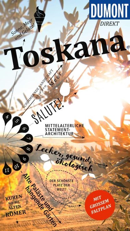 DUMONT direkt Reiseführer Toskana, Tobias Garst ; Gesa Pölert ; Christoph Hennig - Paperback - 9783616001180