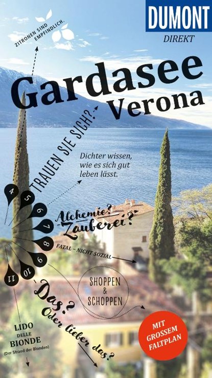 DUMONT direkt Reiseführer Gardasee, Verona, Barbara Schaefer - Paperback - 9783616001333